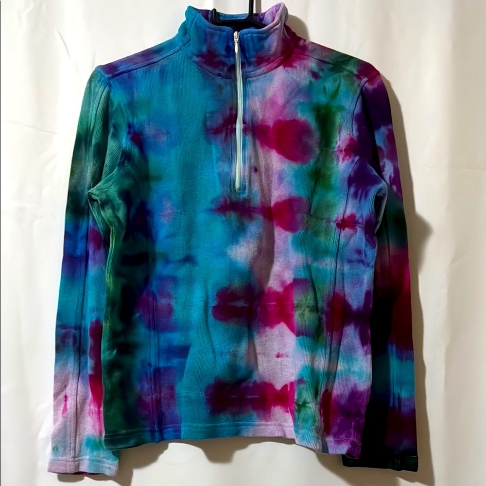 Orvis - Tie Dye by Gail | Colorful Ice Dye 1/4 Pullover